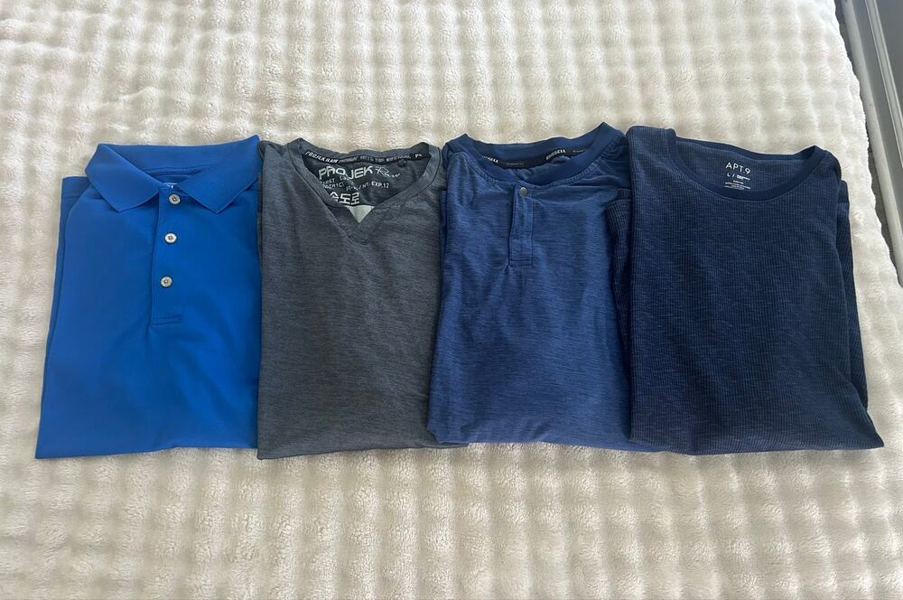 Men’s bundle of tops in size large